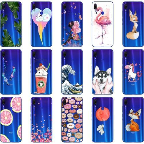 02SX Case For Xiaomi Redmi Note 7 Case Silicon Funda for Xiaomi Redmi Note 7 Cover Capa Back Coque for Redmi Note 7 Phone Case