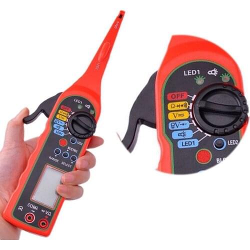 MS8211 Digital multimeter Analyzer Electric hand-held tester 0-380V Car diagnostic repair with light English version