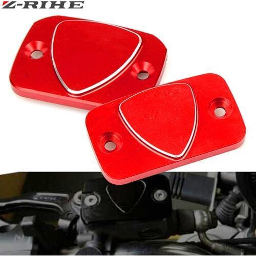 CNC Front Clutch Brake Fluid Reservoir Cover Cap For DUCATI Monster 695 696 796 Hypermotard 796 Motorcycle accessories protector