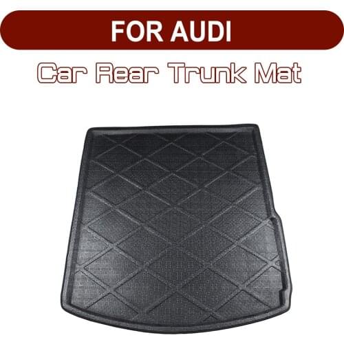 For AUDI A1 A3 A4 A4L A5 A6 A6L Q7 Q5 Q3 Car Rear Trunk Boot Mat Floor Mats Anti Mud Carpet Cargo Waterproof
