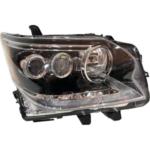 MAICTOP car accessories front headlight for gx460 newest style black+ chromed good quality