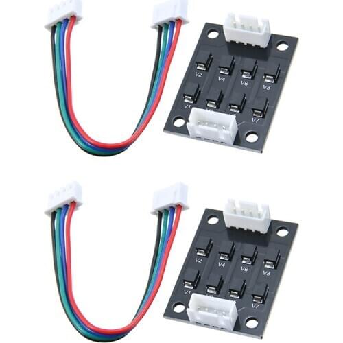 Pohiks 2 Pcs Smoothers Addon Module For Pattern Elimination For Creality Ender 3 Ender 5 CR10 CR-10 Motor Clipping Filter