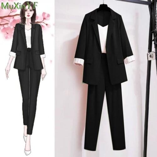 MuXinYF Women's Office Trouser Suits