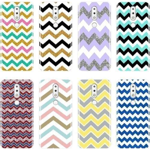 Soft Silicone Phone Case For Nokia 7.1 6.1 5.1 3.1 2.1 Yellow Stripe Purple Wave Back Cover For Nokia 2.1 3.1 5.1 6.1 7.1 Plus