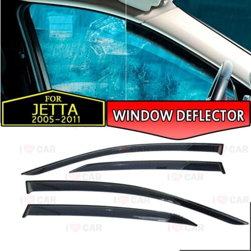 Window deflectors for Volkswagen Jetta 2005-2011 car window deflector wind guard vent sun rain visor cover car styling