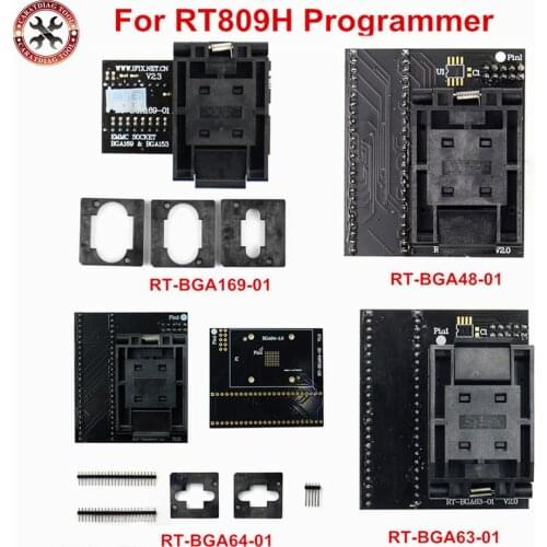 Professional Original programmer adapter BGA63 BGA64 BGA48 BGA169 RT-BGA63-01 RT-BGA64-01 RTBGA-169-01 RTBGA48-01 For RT809H