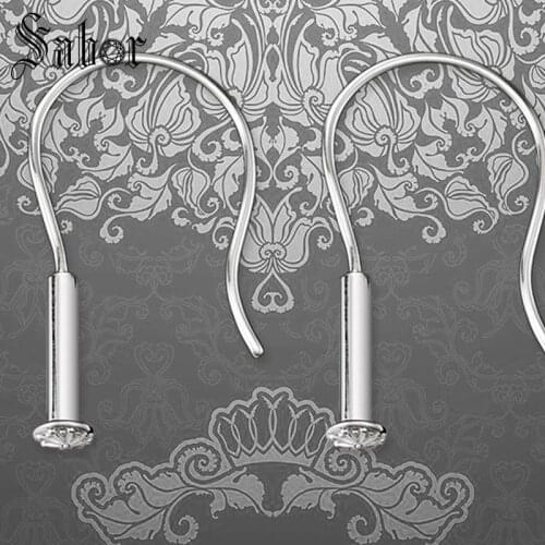 Beads Carrier Swan Neck Drop Earrings Fashion Jewelry party silver color Gift For Women 2020 New thomas