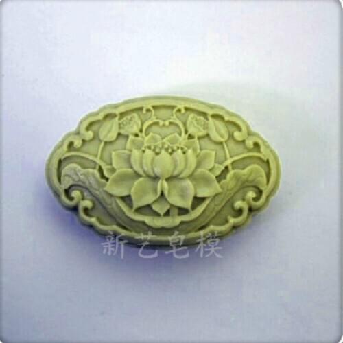 Lotus Design Silicone Soap Mold Chocolate Cake Mold Candle Wax Molds Decorating Gypsum Resin Craft Silicone Mold