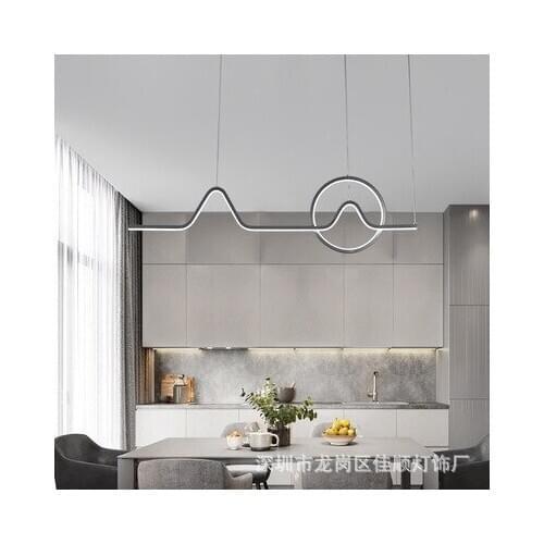 Nordic led stone led iron pendant lights nordic lamp luminaria pendente hanglamp hang modern led chandelier livingroom