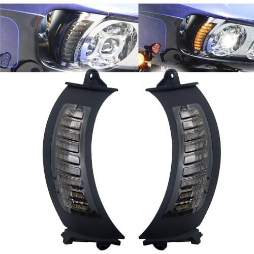 New Led Turn Signal Light for Road Glide 2015-2020 Motorcycle Lights with DRL and Turn Signal Front Lamp 1 pair