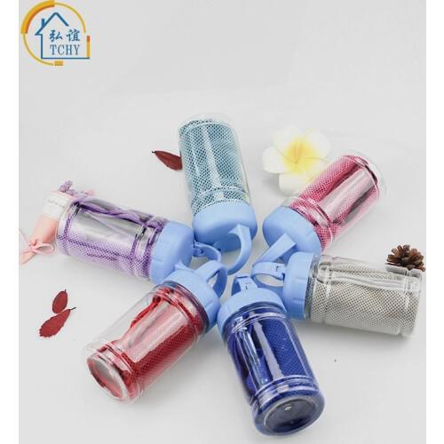 TCHY 1pc Magic Ice Beach Towel Quick Drying Sports Towels for Adults Children 30*90cm Yoga Travel Gym Microfiber Cooling Towel