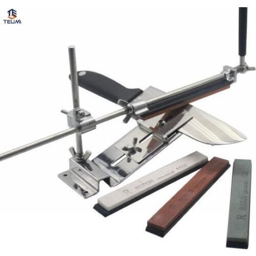 Knife Sharpener With Sharpening Stones Kitchen Accessories Professional Knife Sharpener Fixed Angle