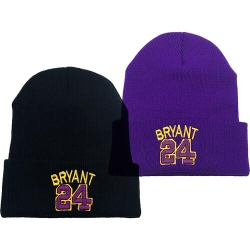BRYANT Hat Embroidered Winter Hat Beanie Cotton Knit Hat Skullies Beanie Hat Hip Hop Outdoor Hats Christmas Hat