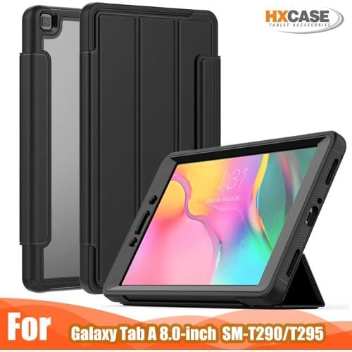 Smart Case for Samsung Galaxy 8.0 Inch 2019 Cases Strong Magnetic Auto wake and Sleep Leather Tablet Cover for Samsung T510 T515