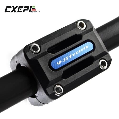 Motorcycle Engine Guard Bumper Protection Decorative Block Crash Bar Decor For SUZUKI V-Strom 65/DL650 1000/DL1000 250/DL250