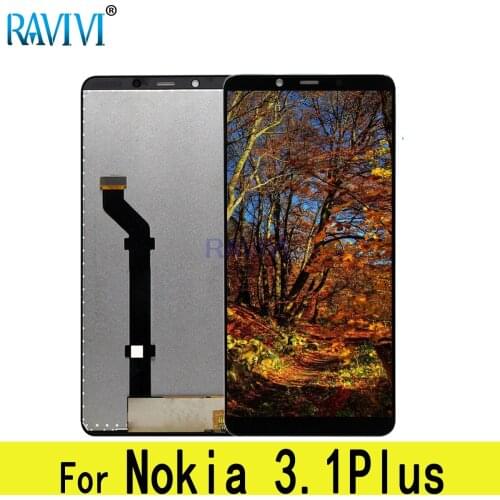 6.0" 3.1Plus LCD For Nokia 3.1 Plus LCD Display Touch Screen Digitizer Assembly Replacement For Nokia 3.1 Plus