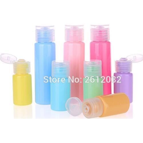 1000pcs 10ml 30ml 50ml 100ml Emulsion Shampoo Sub Bottle Macaron Mini Empty Candy Plastic Travel Set Lotion Refillable Bottle
