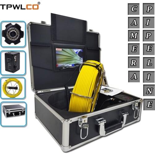 20m Diameter 23mm Industrial Endoscope Camera With 12pcs LED Lights Used For 7" LCD Screen Underwater Inspection Camera System