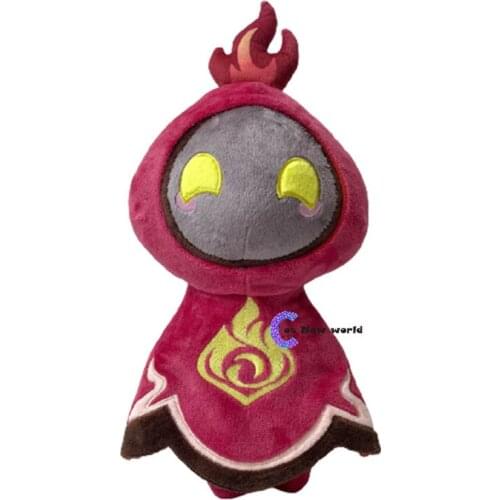 30CM New Game Genshin Impact Abyss Mage Fire Wizard Water Wizard Plush Toy Soft Stuffed Plush Toys Birthday Gift