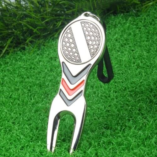 Golf Repair Tool Golf Pitchfork Pitch Groove Cleaner Tool Supplies Sports Repair Accessories Aids Golf Outdoor Training