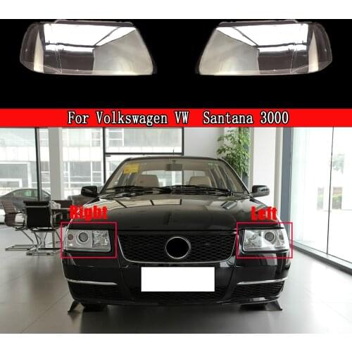 Car Headlight Lampshade Lampcover Lens Clear Lens Cover For Volkswagen VW Santana 3000 Auto Head Lamp Light Case