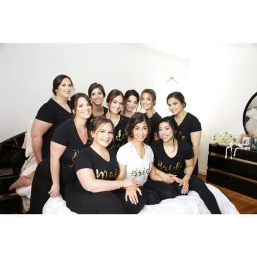 Tee Shirt EVJF, Tshirt evjf, evjf tee shirt with custom role (Bride, Bridesmaid, Maid of Honor, Matron of Honor, Mother of the B