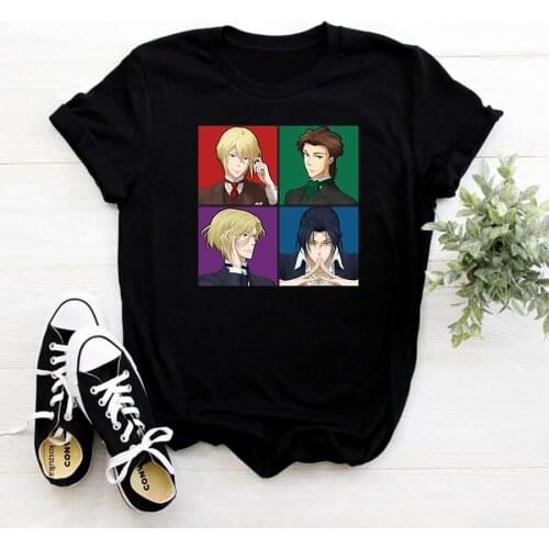 Moriarty The Patriot T-Shirt Summer Women Japanese Anime Tee Shirt Fashion Harajuku Printing Hip Hop Casual Unisex Manga Tshirts