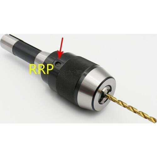 R8 taper, 7/16"-20UNF inch thread, 1-16mm integrated keyless drill chuck