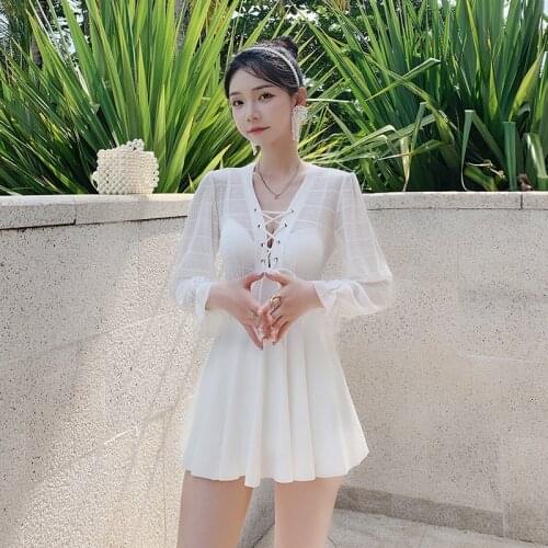 2021 New Sexy Solid Women Bandage Swimwear High Cut Out One Piece Swimsuit Bandage Thong Swim Suit Female Bathing Suit