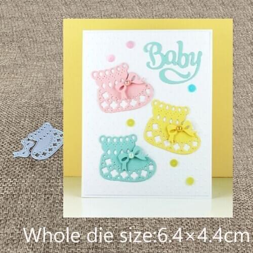 New Design Craft Metal Cutting Die die cuts bow tie baby shoes decoration scrapbook Album Paper Card Craft Embossing die cuts
