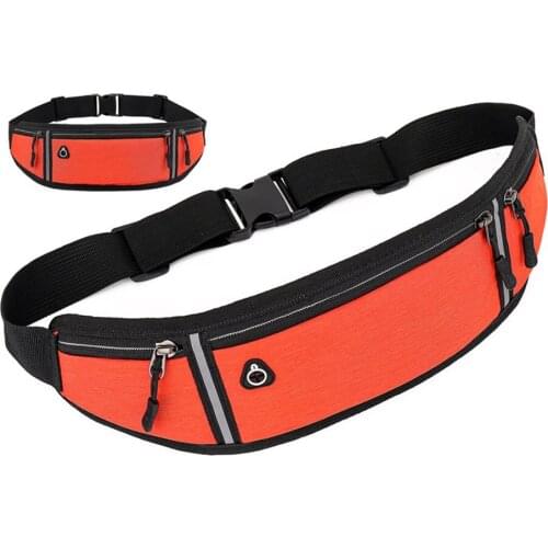 Professional Running Waist Bag Sports Belt Pouch Mobile Phone Case Men Women Hidden Pouch Gym SportsBags Running Belt Waist Pack