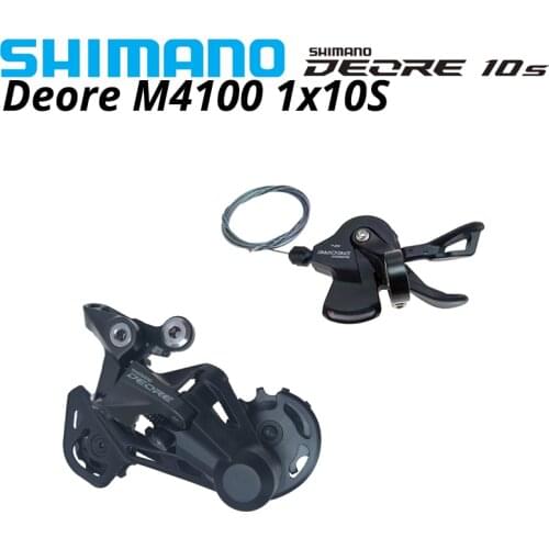 Shimano 2020 new Deore M4100 1x10S MTB bike Derailleurs Groupset SL-M4100 Shifter Lever RD-M4120 Rear bicycle switch basic m6000