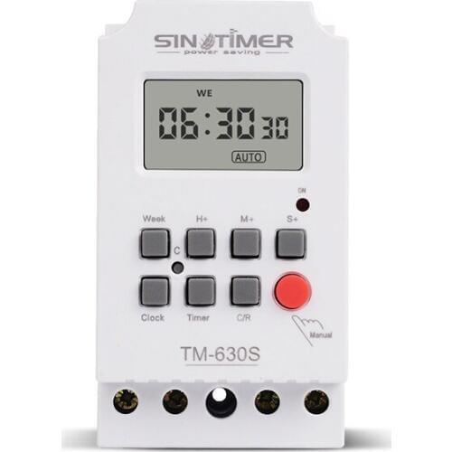 Sinotimer Seconds Control Timer Switch Large Screen Digital Display Hot Pin Voltage Output Time Controller