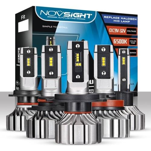 Novsight Super Bright Headlight Led H11 Car Led Headlight Led Bulb CSP 8000LM 6500K Car Headlight Bulb 50W Min size D40