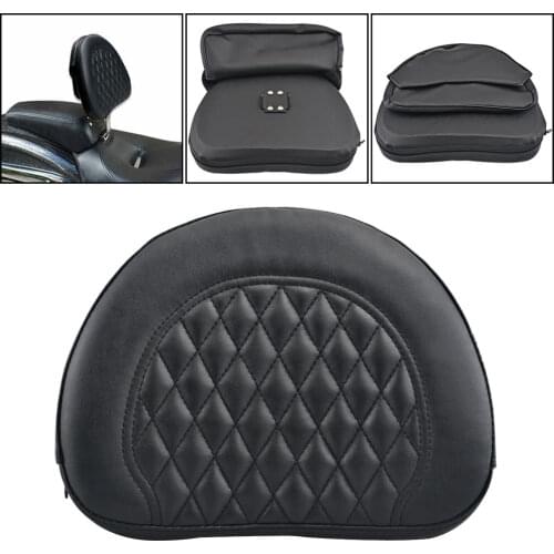 Universal Motorcycle Driver Rider Backrest For Harley Davidson Fatboy Heritage Softail Electra Glide Models
