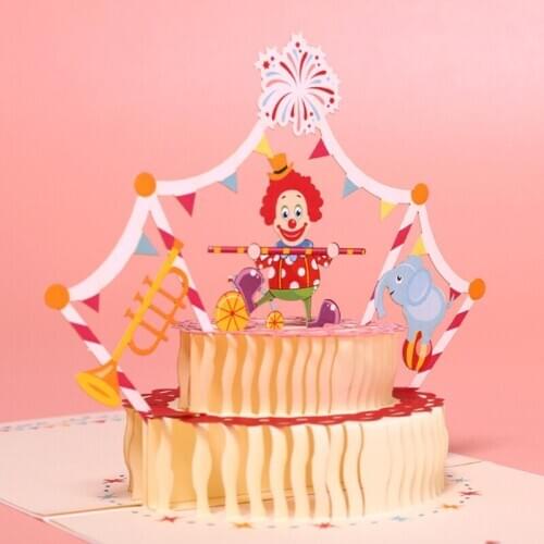 Funny 3D Up Cards Valentine Lover Happy Birthday Anniversary Greeting Cards