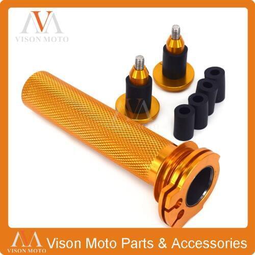 Billet 7/8" 22MM Throttle Clamp Twist Tube & Handlebar Cap Plugs For SUZUKI DRZ250S DRZ250R DRZ 250S 250R 92 93 94 95 96 97-04