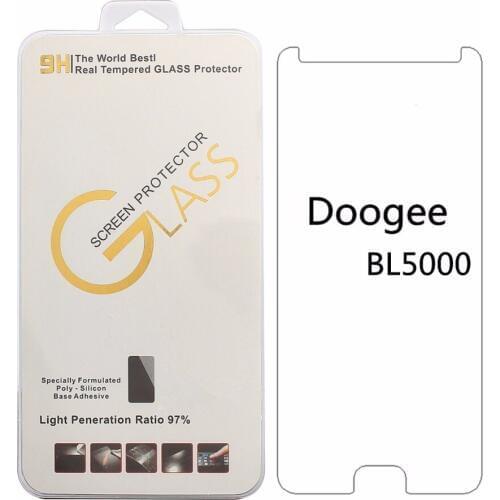 New For Doogee BL5000 Tempered Glass 9H 2.5D High Quality Explosion-proof Protector Film for googee BL5000 Mobile phone