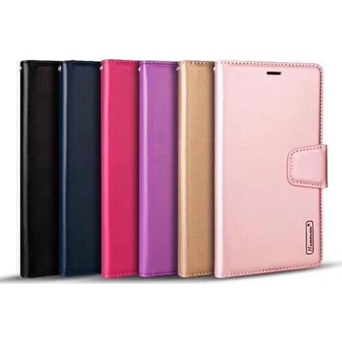 10pcs Hanman Sheepskin Leather Case For Samsung Galaxy S10e S10 5G S20 Plus S20 Ultra Flip Card Holder Stand Case Card Slot