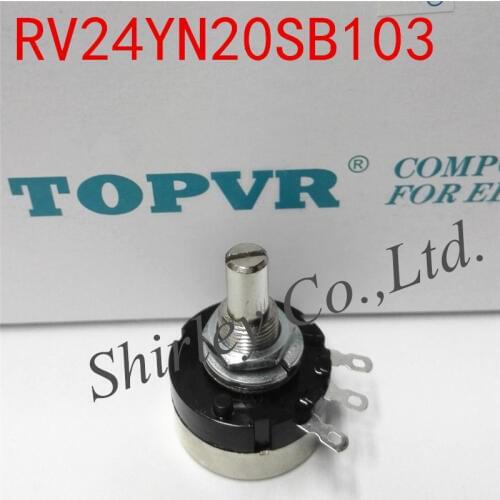 100% new Original potentiometer RV24YN20SB103 10K converter potentiometer variable resistance switch