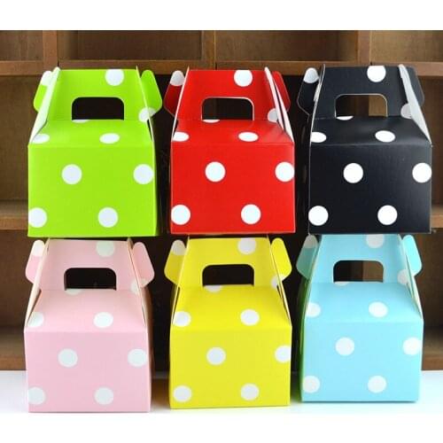 12Pcs Portable Candy Boxes Mini Gift Box Paper Wedding Birthday Christmas Favor Present Boxes Chocolate Candy Packing Boxes