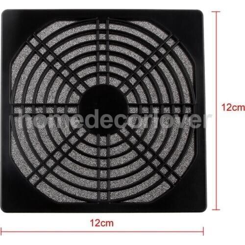 12cm Axial Fan Dust Filter Guard Grill Protector Cover Case for PC Computer