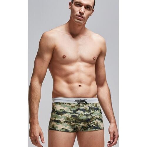 2020 Summer swimwear men quick-drying pants beach shorts swimming men swim shorts swimwear summer beach surf With elastic rope