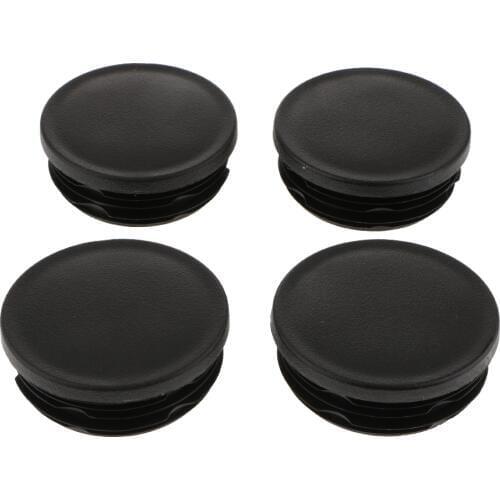 4pcs Heavy Duty Frame Hole Plug Set for 99-17 Chevy Silverado GMC Sierra 1500 Black