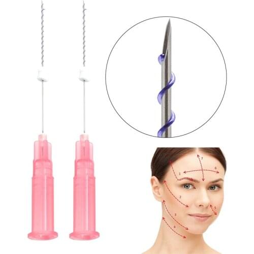 Hot Sale 26G 27G 29G 30G 25mm 38mm 60mm 90mm Hilos Tornado Fios Sharp Needle Screw Pdo Mono Thread Lift