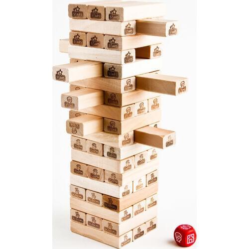 54 PCS/Set Mora Pieces Puzzle Board Game Family/Party Best Gift for Children High Quality Building Blocks Game