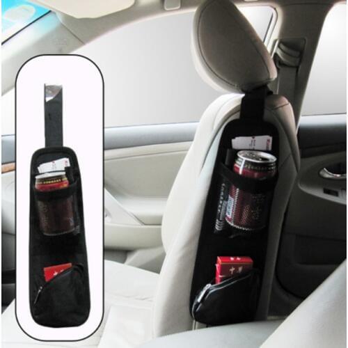 Car Organizer Back Seat Storage Bag for Stowing Tidying Auto Seat Side Bag Hanging Pocket Bags Nylon Sundries Holder Car-styling