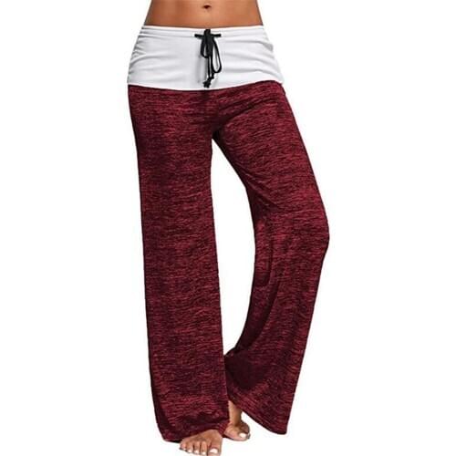 Pure cotton Home Bed Pants Cute Women Casual Sleep Bottoms Pajama long Pants Elastic Drawstring Waist cotton Sexy Loose print