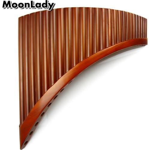 C Key Handmade Panpipes Woodwind Instrument Chinese Traditional Musical Instrument Bamboo 25 Pipes Pan Flute Pan flute
