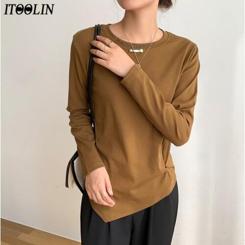 Women's Plain T-shirts ITOOLIN China